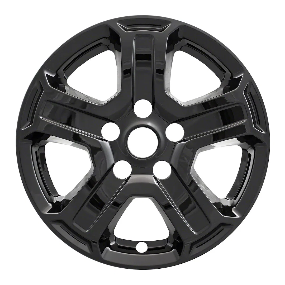 IWCIMP420BLK – COAST2COAST Wheel Skin, 17 Inch 5 Spokes Snap-On Painted Gloss Black ABS Plastic Set Of 4 Not Compatib...